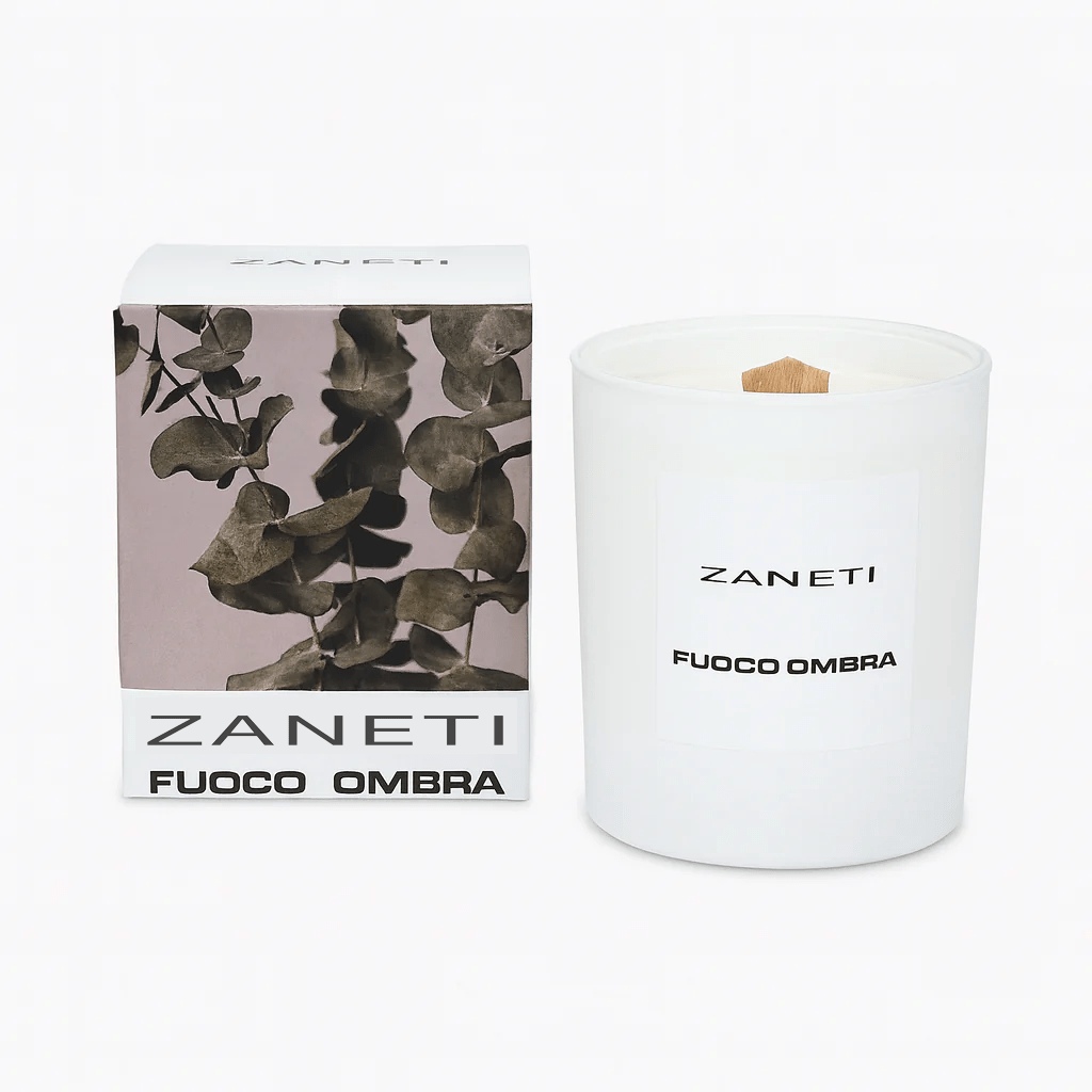 Soy Wax Candle - Fuoco Ombra - Zaneti - Italian Colourful Living